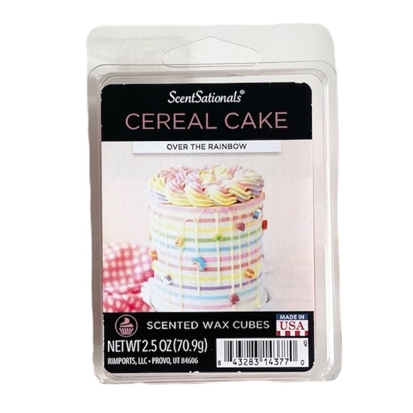 ScentSationals Cereal Cake Over The Rainbow Scented Melting Wax Cubes 2-Pack - Picture 10 of 11